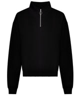 Women's Cropped 1/4 Zip Sweatshirt