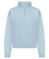 Women's Cropped 1/4 Zip Sweatshirt