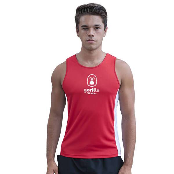 Men's Contrast Sports Vest