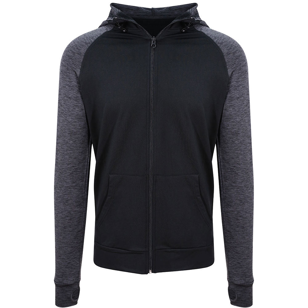 Men's Contrast Sports Zip Hoodie