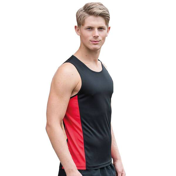 Men's Contrast Sports Vest