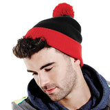 Two Tone Bobble Beanie