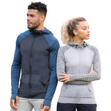 Men's Contrast Sports Zip Hoodie