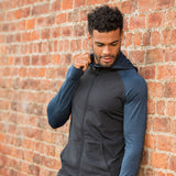 Men's Contrast Sports Zip Hoodie