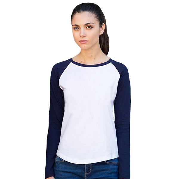 Women's Long Sleeve Baseball T Shirt