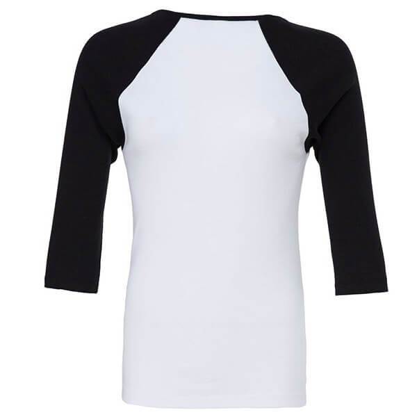 Women's ¾ Sleeve Baseball T Shirt