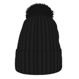 Ribbed Bobble Beanie