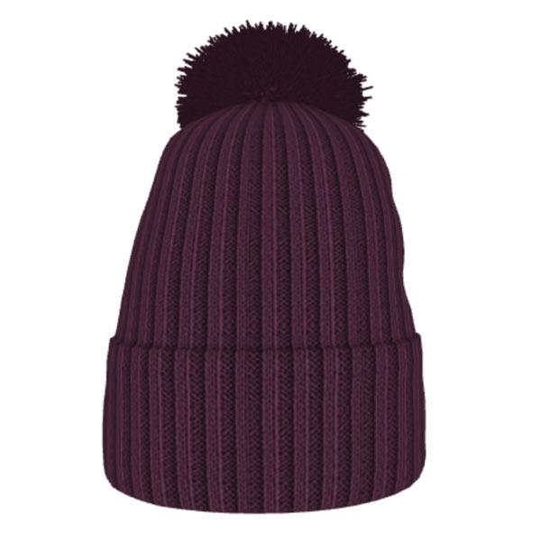 Ribbed Bobble Beanie