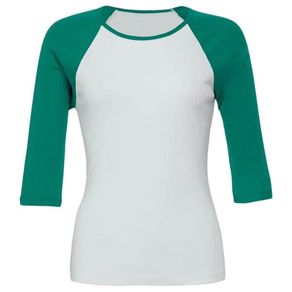 Women's ¾ Sleeve Baseball T Shirt