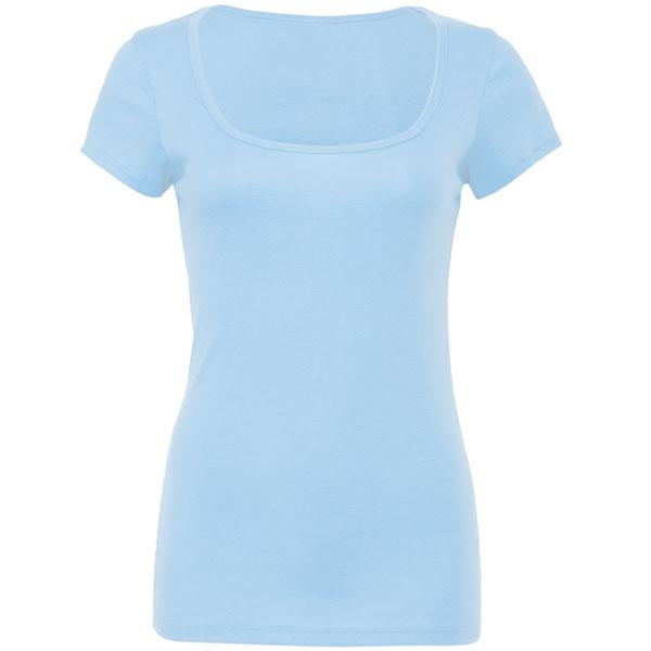 Women's Wide Neck T Shirt