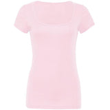 Women's Wide Neck T Shirt