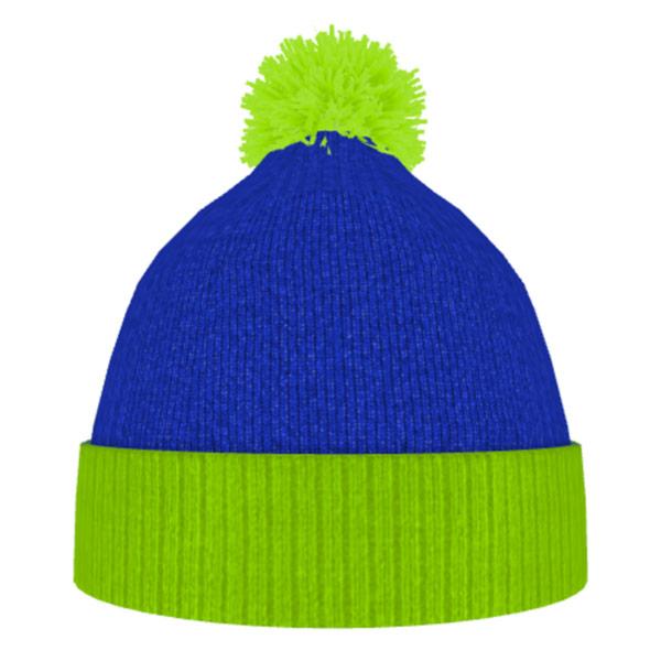 Two Tone Bobble Beanie