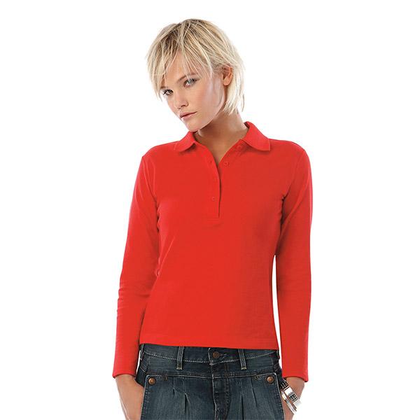 Women's Long Sleeve Polo Shirt