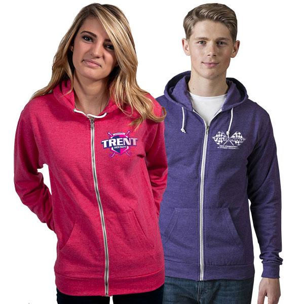 Heather Zip Hoodie