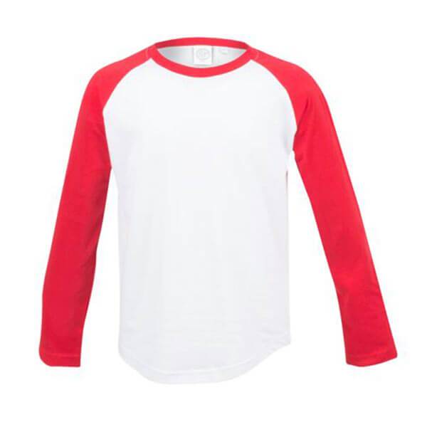 Kids Long Sleeve Baseball T-Shirt