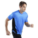 Men's Sports V Neck T Shirt