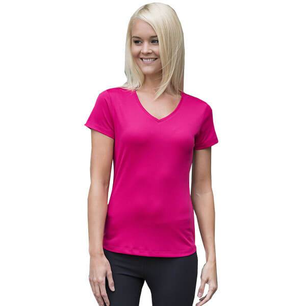 Women's Sports V Neck T Shirt