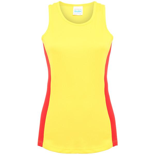 Women's Contrast Sports Vest